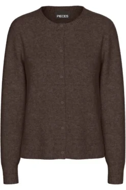 Hot Pcmalou Ls Knit Cardigan Cardigans|Ammevenligt Tøj