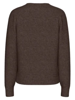 Hot Pcmalou Ls Knit Cardigan Cardigans|Ammevenligt Tøj