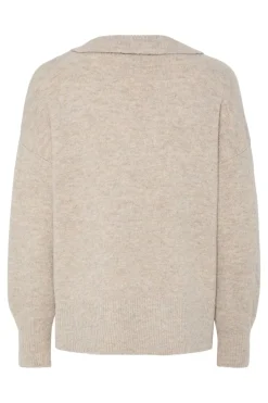 Pieces Bluser & Skjorter|Strik<Pcmalou Ls Polo Knit