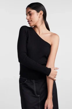 Online Pcmandy One Shoulder Knit Top Dmo Bluser & Skjorter
