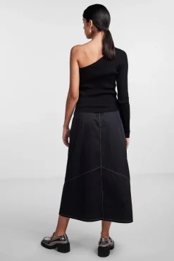 Online Pcmandy One Shoulder Knit Top Dmo Bluser & Skjorter