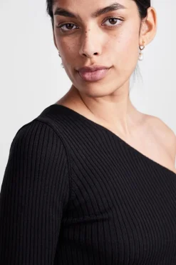 Online Pcmandy One Shoulder Knit Top Dmo Bluser & Skjorter