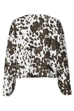 Discount Pcmari Ls V-Neck Tie Top Bluser & Skjorter|Sæt 🛍️