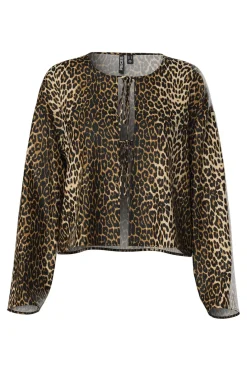 Pieces Bluser & Skjorter<Pcmari Ls V-Neck Tie Top