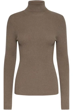 Best Pcmira Ls Rollneck Knit Bluser & Skjorter|Strik