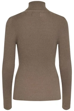 Best Pcmira Ls Rollneck Knit Bluser & Skjorter|Strik