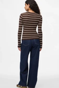 Pieces Strik|Bluser & Skjorter<Pcmira New Ls O-Neck Knit
