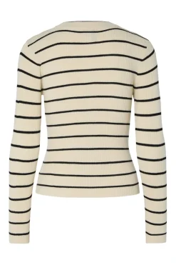 Online Pcmira New Ls O-Neck Knit Strik|Bluser & Skjorter