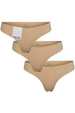 Sale Pcnamee Thong 3-Pack Nattøj & Lingeri