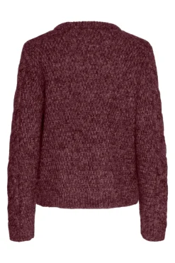 Clearance Pcnina Ls O-Neck Knit Strik|Bluser & Skjorter