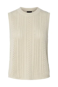 Pieces Veste<Pcnuka Sl O-Neck Knit 17158719