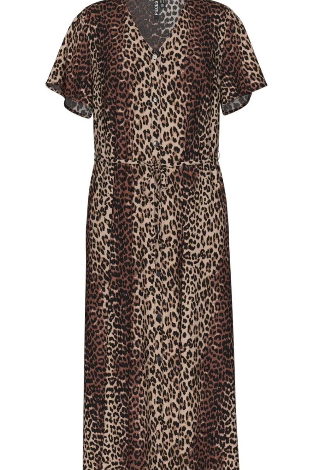 Pieces Kjoler<Pcnya Ss V-Neck Midi Dress