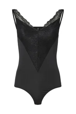 Online Pcolivia Sl Lace Bodystocking Nattøj & Lingeri|Bluser & Skjorter