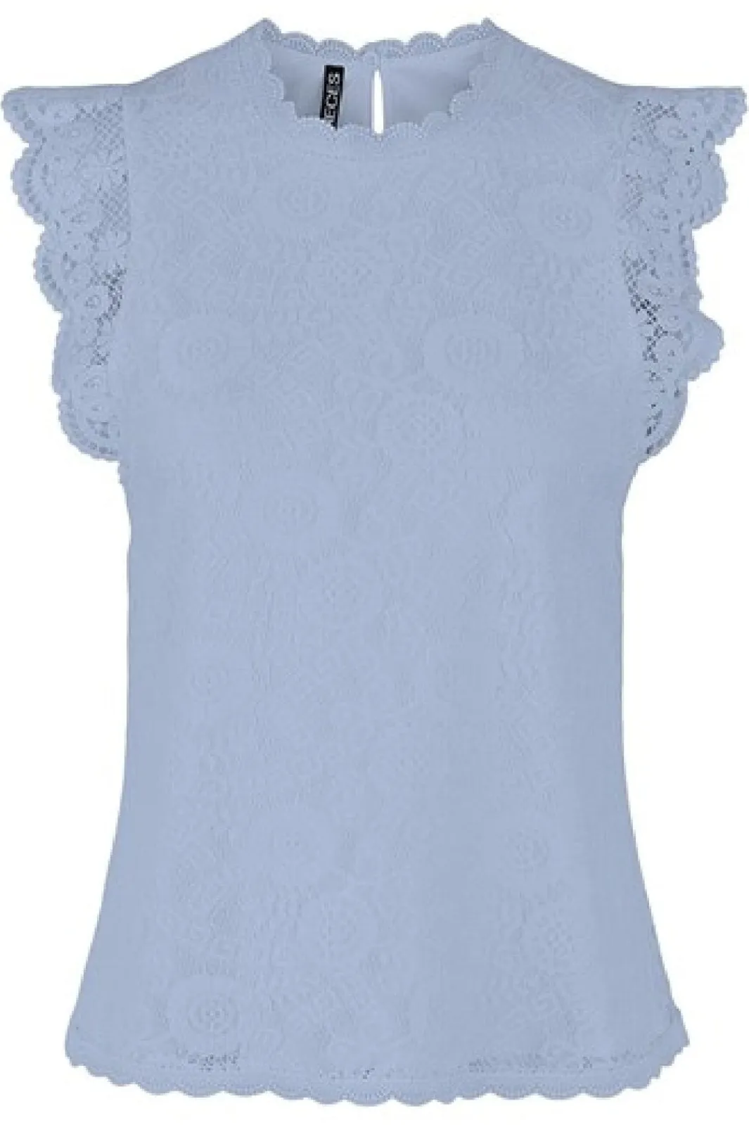 Pieces T-Shirts & Toppe<Pcolline Sl Lace Top