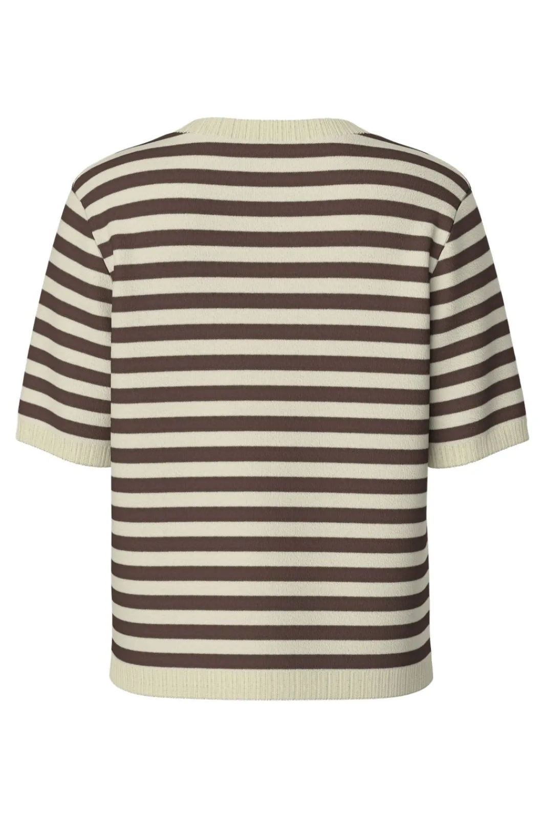 Pieces Cardigans|Ammevenligt Tøj<Pcorina Ss Stripe Knit Cardi Pwp