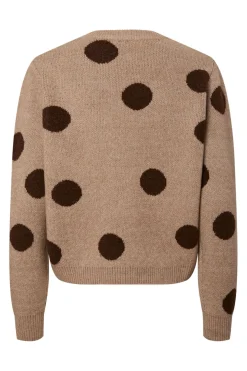 Online Pcosla Ls O-Neck Knit Pullover Strik|Bluser & Skjorter