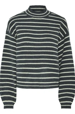 Hot Pcpenna Ls High Neck Knit Bluser & Skjorter|Strik
