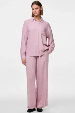 Pieces Bluser & Skjorter|Ammevenligt Tøj<Pcpia Ls Loose Shirt