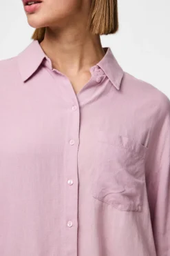 Pieces Bluser & Skjorter|Ammevenligt Tøj<Pcpia Ls Loose Shirt