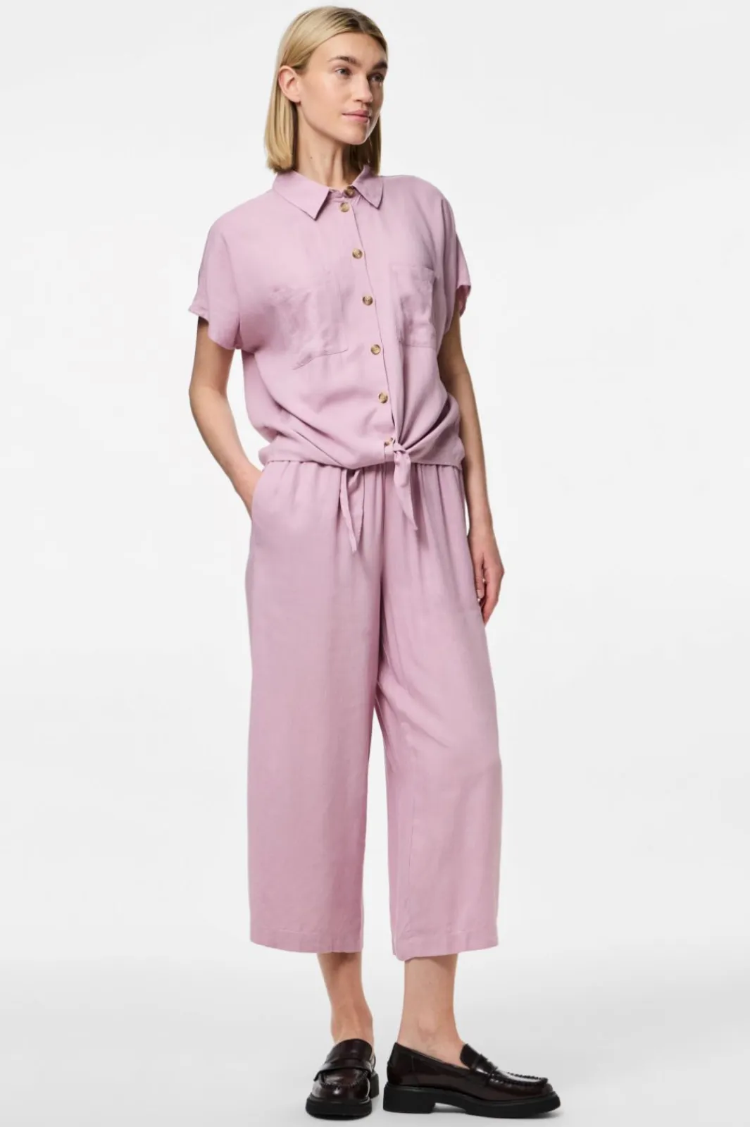 Pieces Bukser, Jeans & Leggings<Pcpia Wide Culotte