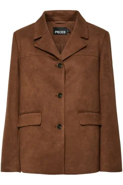 Online Pcrakel Brushed Outerwear Blazer Sæt 🛍️|Jakkesæt