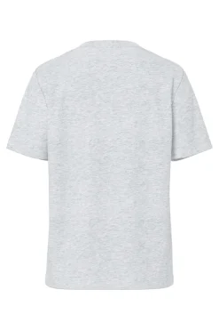 New Pcria Ss Lurex Neck Tee T-Shirts & Toppe