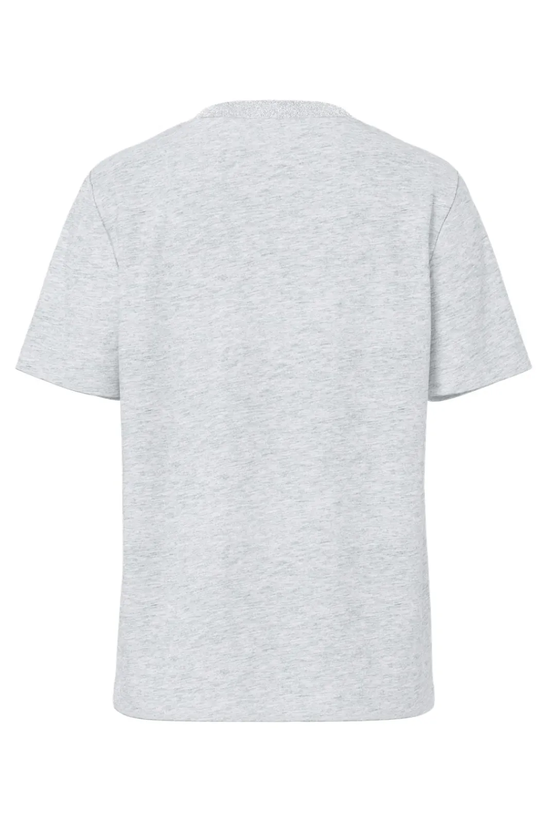 New Pcria Ss Lurex Neck Tee T-Shirts & Toppe