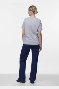 Pieces T-Shirts & Toppe<Pcria Ss Solid Tee