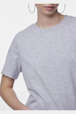 Pieces T-Shirts & Toppe<Pcria Ss Solid Tee