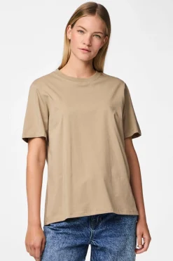 Pieces T-Shirts & Toppe<Pcria Ss Solid Tee