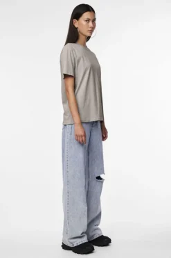 Online Pcria Ss Solid Tee T-Shirts & Toppe