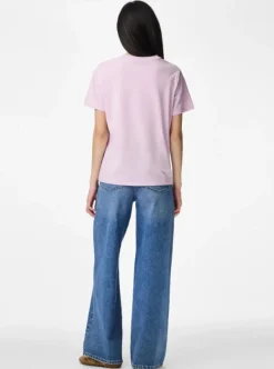 Sale Pcria Ss Solid Tee T-Shirts & Toppe