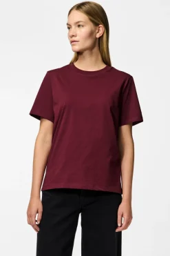 New Pcria Ss Solid Tee T-Shirts & Toppe