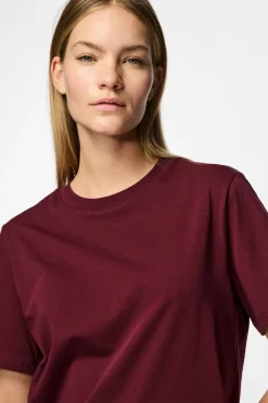 New Pcria Ss Solid Tee T-Shirts & Toppe