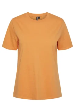 Pieces T-Shirts & Toppe<Pcria Ss Solid Tee