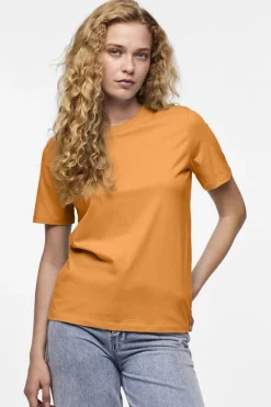 Pieces T-Shirts & Toppe<Pcria Ss Solid Tee