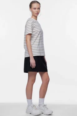 Pieces T-Shirts & Toppe<Pcria Ss Tee Stripes