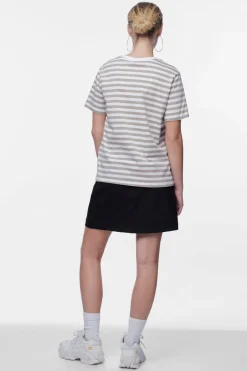 Pieces T-Shirts & Toppe<Pcria Ss Tee Stripes