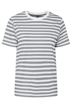 Discount Pcria Ss Tee Stripes T-Shirts & Toppe