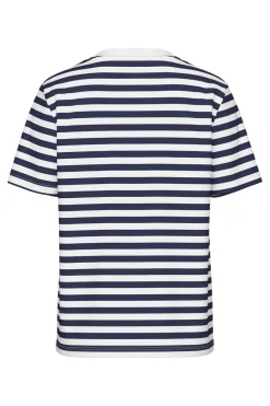Pieces T-Shirts & Toppe<Pcria Ss Tee Stripes