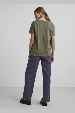 Discount Pcria Ss V-Neck Solid Tee T-Shirts & Toppe