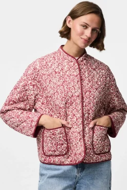 Pieces Overtøj & Jakker<Pcrikke Quilted Jacket