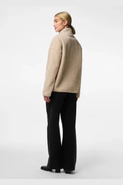 Hot Pcsadia Ls Teddy Jacket Overtøj & Jakker