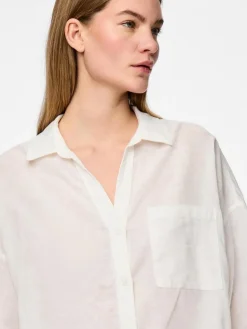 Pcsatinka 2/4 Shirt Bluser & Skjorter|Ammevenligt Tøj