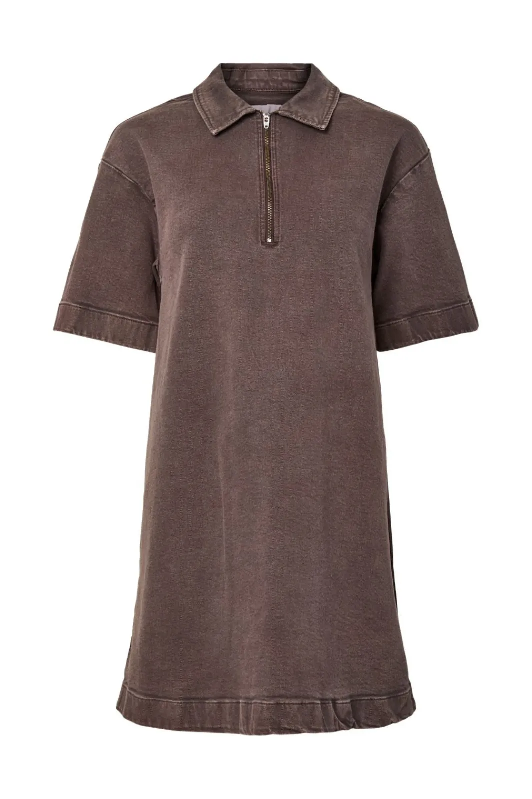 Pieces Kjoler<Pcselma 3/4 Zip Denim Dress Fsy