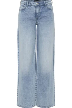 Pieces Bukser, Jeans & Leggings<Pcselma Lw Wide Jeans Lb