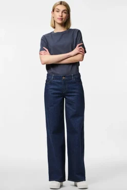 Pieces Bukser, Jeans & Leggings<Pcselma Lw Wide Jeans Rinse