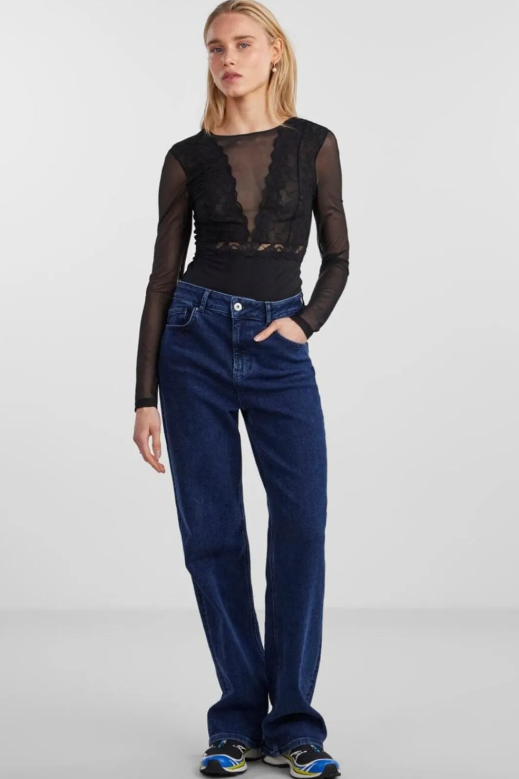 Pieces Bluser & Skjorter|Nattøj & Lingeri<Pcsicca Ls Bodystocking