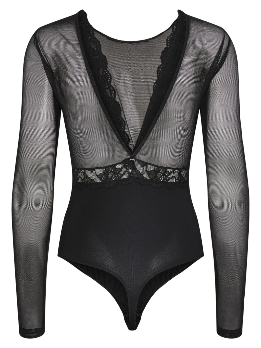 Pieces Bluser & Skjorter|Nattøj & Lingeri<Pcsicca Ls Bodystocking