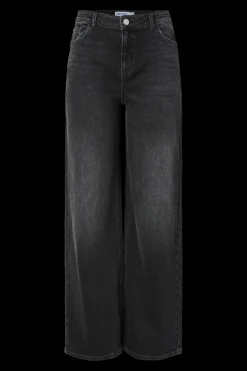 Pieces Bukser, Jeans & Leggings<Pcsilke Wide Jeans Bl